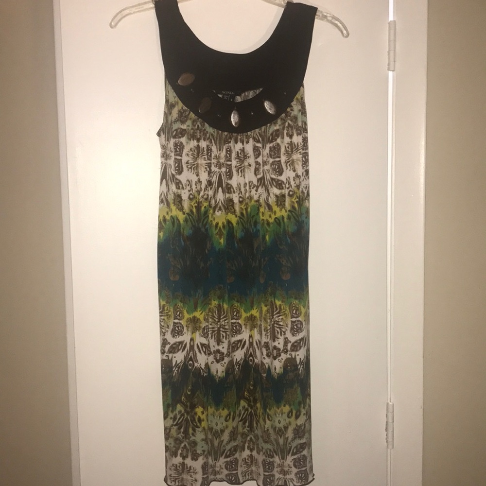Short Tribal Pattern Dress